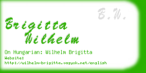 brigitta wilhelm business card